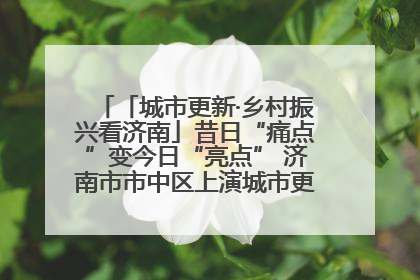 「城市更新·乡村振兴看济南」昔日“痛点”变今日“亮点” 济南市市中区上演城市更新“三部曲”