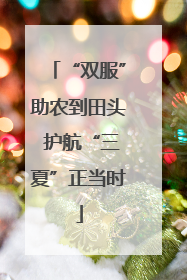 “双服”助农到田头 护航“三夏”正当时