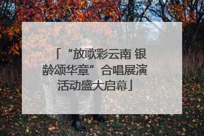 “放歌彩云南 银龄颂华章”合唱展演活动盛大启幕