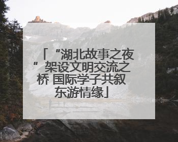 “湖北故事之夜”架设文明交流之桥 国际学子共叙东游情缘