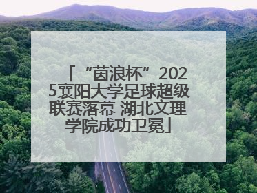 “茵浪杯”2025襄阳大学足球超级联赛落幕 湖北文理学院成功卫冕