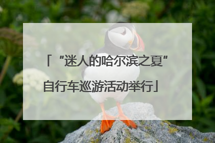 “迷人的哈尔滨之夏”自行车巡游活动举行