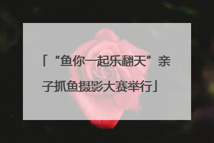 “鱼你一起乐翻天”亲子抓鱼摄影大赛举行