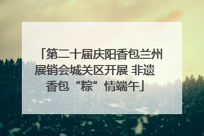 第二十届庆阳香包兰州展销会城关区开展 非遗香包“粽”情端午