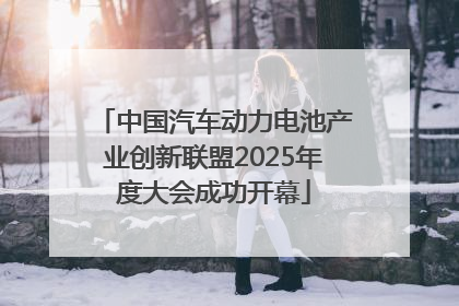 中国汽车动力电池产业创新联盟2025年度大会成功开幕