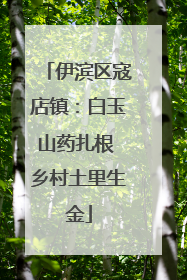 伊滨区寇店镇：白玉山药扎根 乡村土里生金