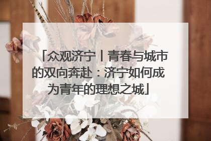 众观济宁丨青春与城市的双向奔赴：济宁如何成为青年的理想之城