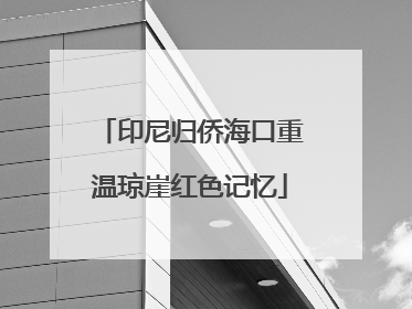 印尼归侨海口重温琼崖红色记忆