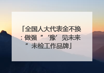 全国人大代表金不换：做强“‘豫’见未来”未检工作品牌
