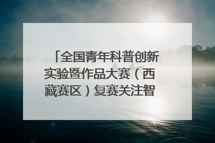 全国青年科普创新实验暨作品大赛（西藏赛区）复赛关注智慧环保等主题