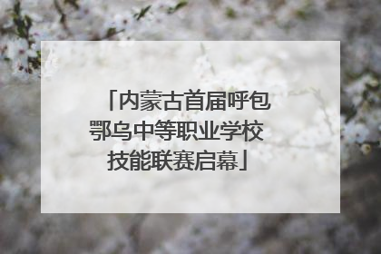 内蒙古首届呼包鄂乌中等职业学校技能联赛启幕