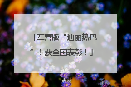 军营版“迪丽热巴”！获全国表彰！