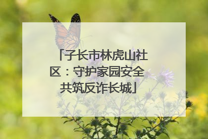 子长市林虎山社区：守护家园安全 共筑反诈长城