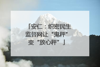 安仁：织密民生监督网让“鬼秤”变“放心秤”