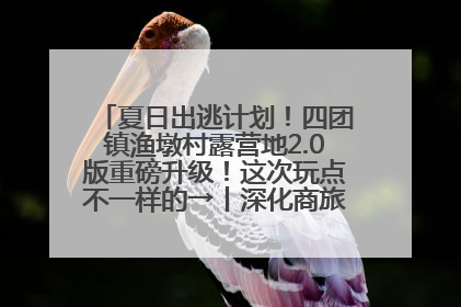夏日出逃计划！四团镇渔墩村露营地2.0版重磅升级！这次玩点不一样的→丨深化商旅文体农展融合