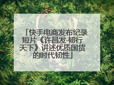 快手电商发布纪录短片《许昌发·韧行天下》讲述优质国货的时代韧性