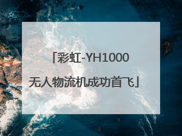 彩虹-YH1000无人物流机成功首飞
