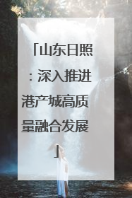 山东日照：深入推进港产城高质量融合发展