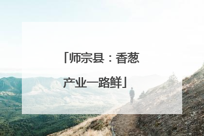 师宗县：香葱产业一路鲜