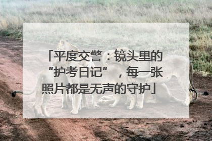 平度交警：镜头里的“护考日记”，每一张照片都是无声的守护