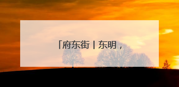 府东街丨东明，不止“西瓜节”