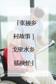张掖乡村故事｜戈壁水乡插秧忙