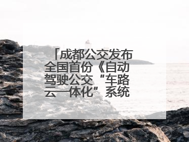 成都公交发布全国首份《自动驾驶公交“车路云一体化”系统联调》白皮书