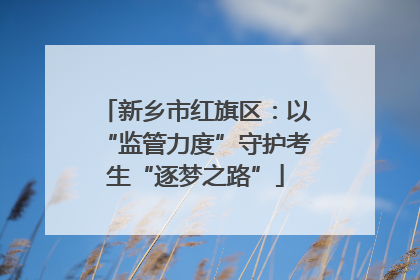新乡市红旗区：以“监管力度”守护考生“逐梦之路”