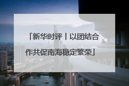 新华时评丨以团结合作共促南海稳定繁荣