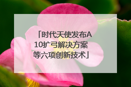 时代天使发布A10扩弓解决方案等六项创新技术