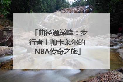 曲径通巅峰：步行者主帅卡莱尔的NBA传奇之旅