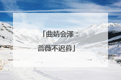 曲靖会泽：蔷薇不迟暮