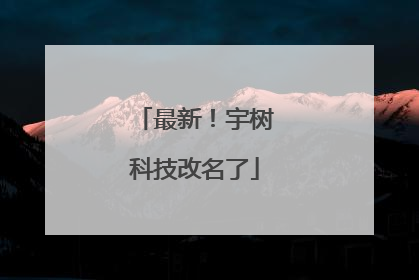 最新！宇树科技改名了