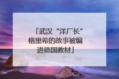 武汉“洋厂长”格里希的故事被编进德国教材