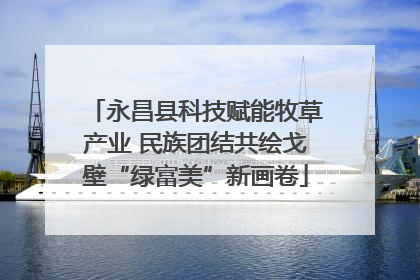 永昌县科技赋能牧草产业 民族团结共绘戈壁“绿富美”新画卷