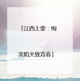 江西上栗：绚美焰火致青春
