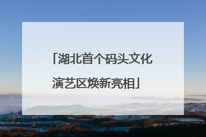 湖北首个码头文化演艺区焕新亮相