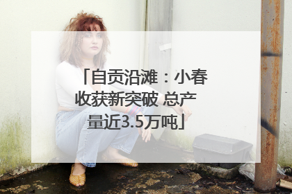 自贡沿滩：小春收获新突破 总产量近3.5万吨