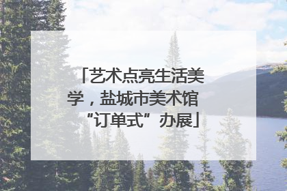 艺术点亮生活美学，盐城市美术馆“订单式”办展
