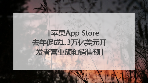 苹果App Store去年促成1.3万亿美元开发者营业额和销售额