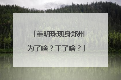 董明珠现身郑州 为了啥？干了啥？