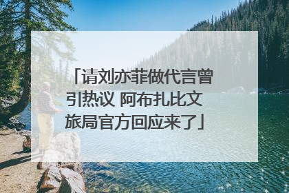 请刘亦菲做代言曾引热议 阿布扎比文旅局官方回应来了