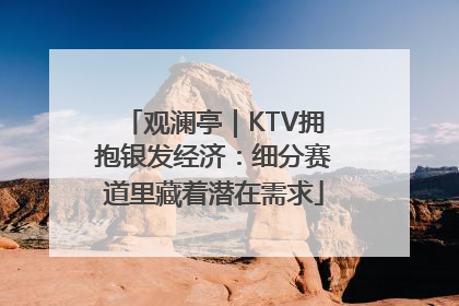观澜亭｜KTV拥抱银发经济：细分赛道里藏着潜在需求