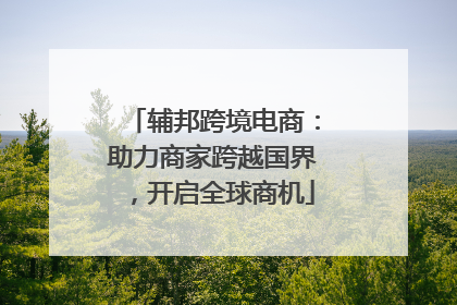 辅邦跨境电商：助力商家跨越国界，开启全球商机