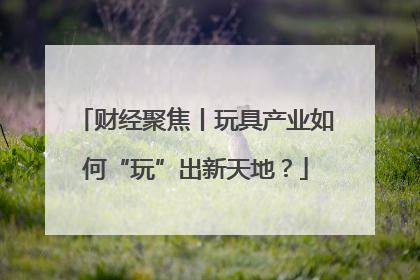财经聚焦丨玩具产业如何“玩”出新天地？
