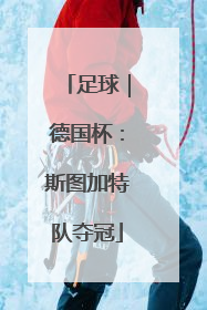 足球｜德国杯：斯图加特队夺冠