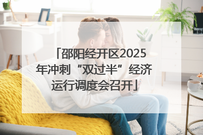 邵阳经开区2025年冲刺“双过半”经济运行调度会召开