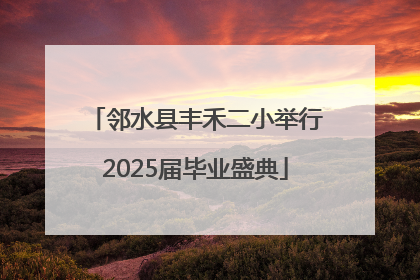 邻水县丰禾二小举行2025届毕业盛典