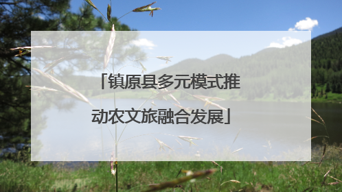 镇原县多元模式推动农文旅融合发展