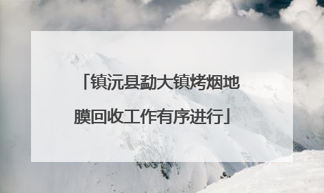 镇沅县勐大镇烤烟地膜回收工作有序进行